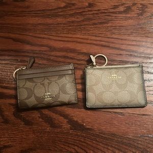 Coach mini wallets